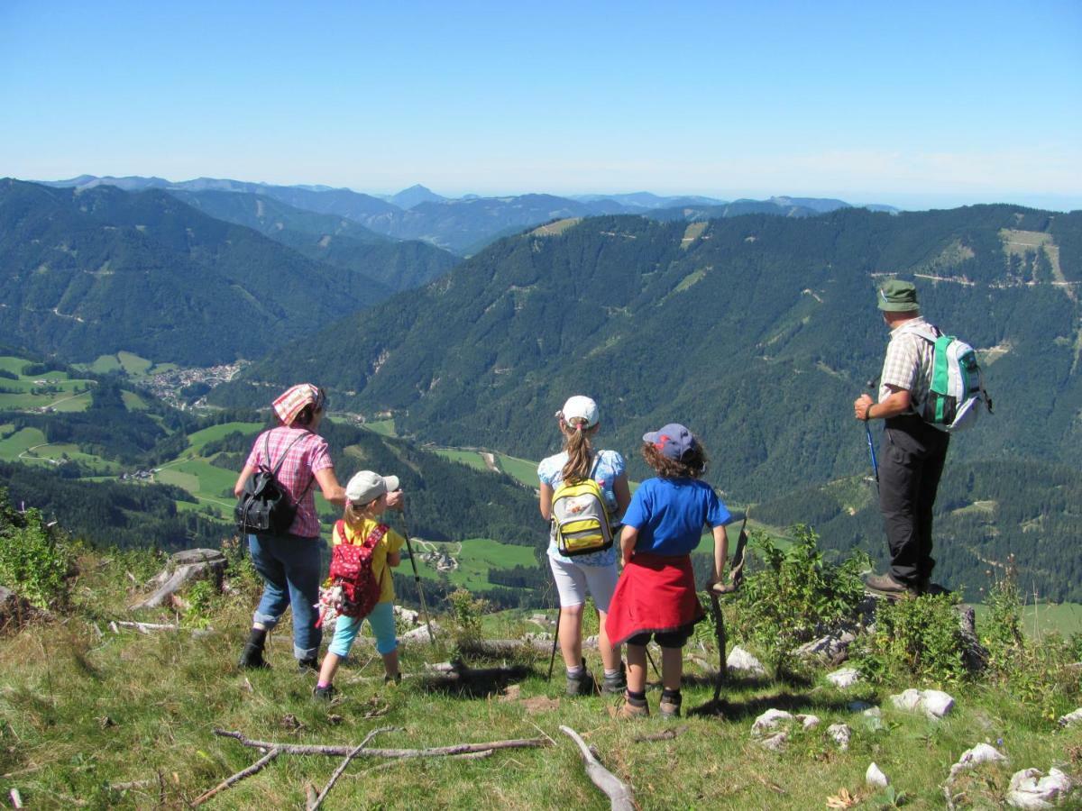 Ferienwohnung Bauernhof Ablass Göstling an der Ybbs Exterior foto