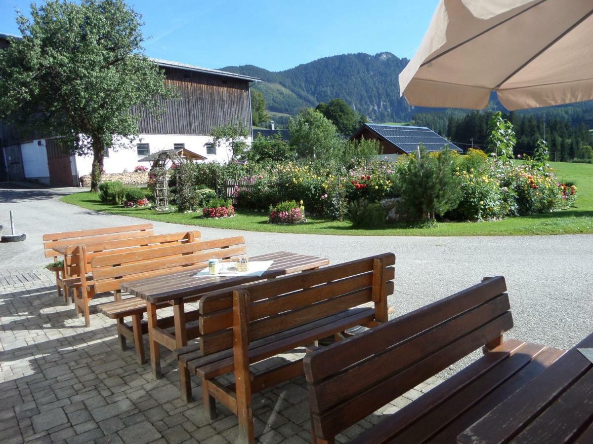 Ferienwohnung Bauernhof Ablass Göstling an der Ybbs Exterior foto