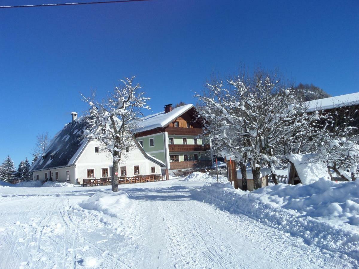 Ferienwohnung Bauernhof Ablass Göstling an der Ybbs Exterior foto